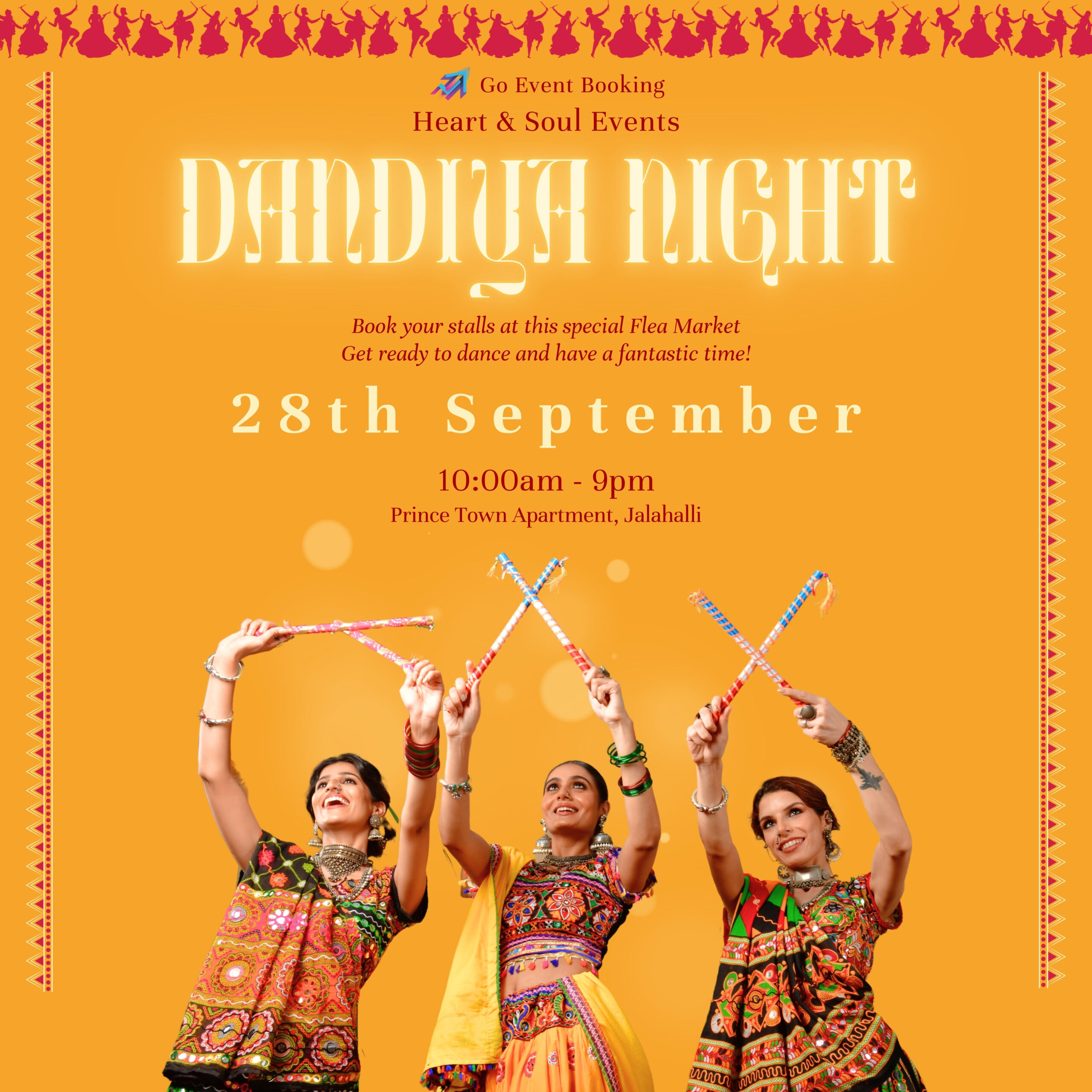 Book Your Stall at Dandiya Night Flea Market 2025